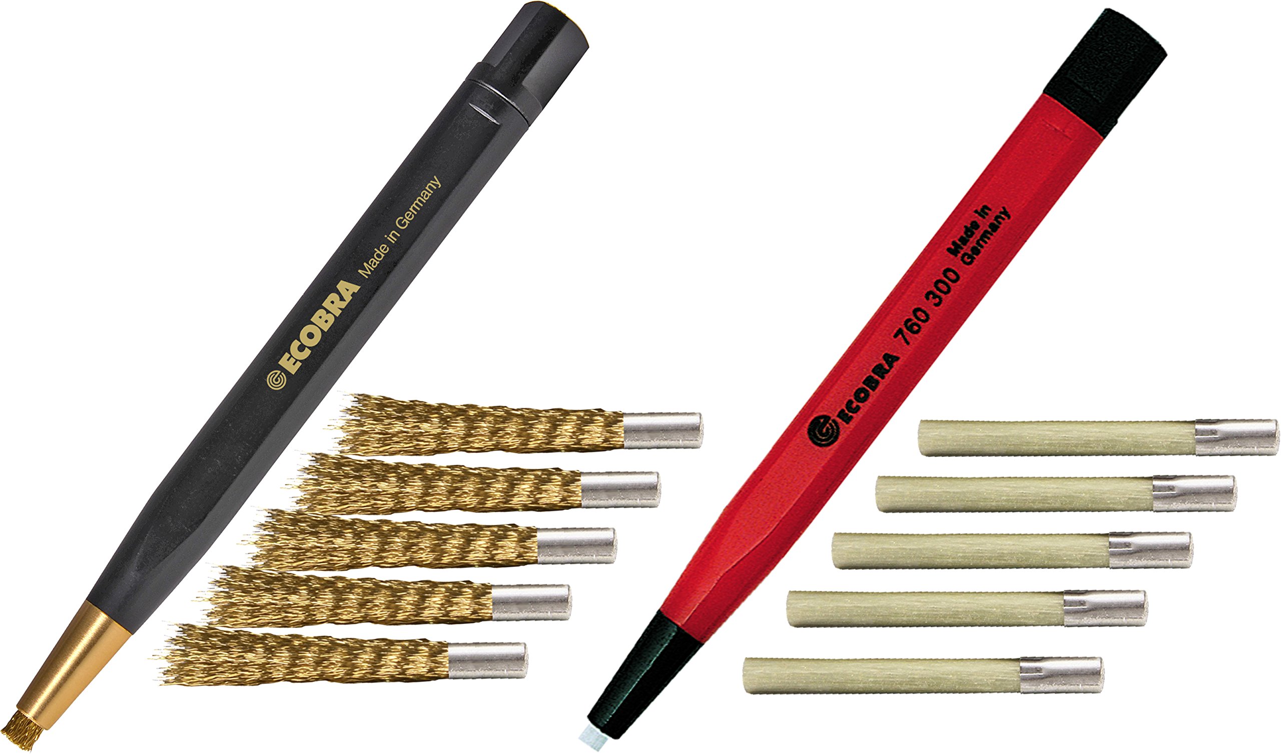 Ecobra Radierstift Pinselstifte 10 Ersatzradierer Materialkombi