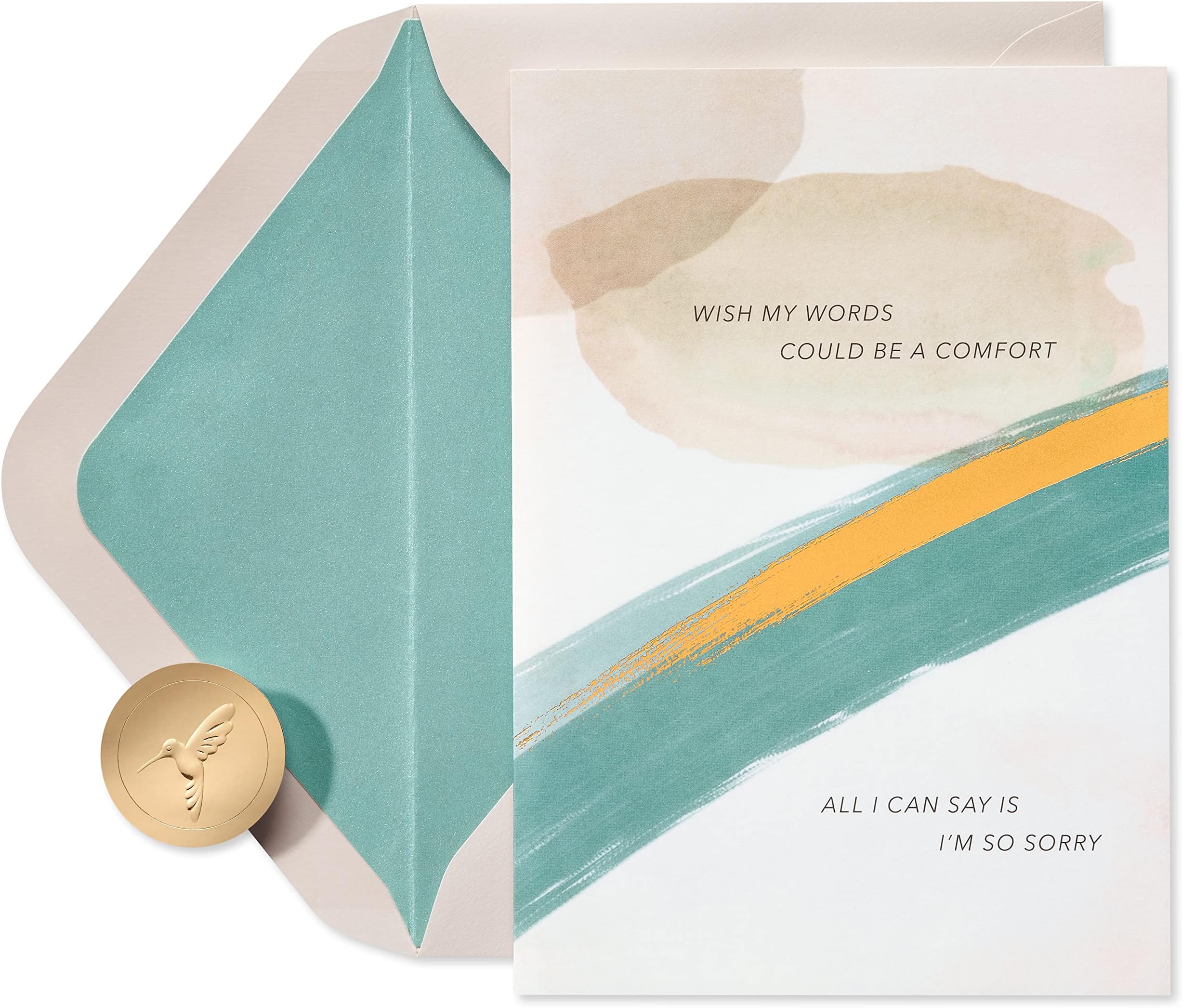 Papyrus Sympathy Card (Wish My Words Could Be A Comfort)