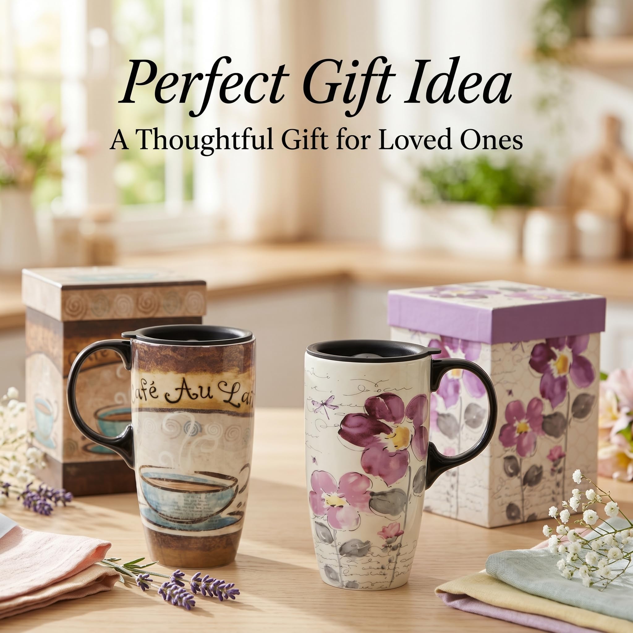 8oz coffee cup mug Coffee Mug with Handle, 12oz/8oz(350/220ml) Insulated Stainless Steel Coffee Travel Mug, Double Wall Reusable Coffee Cup