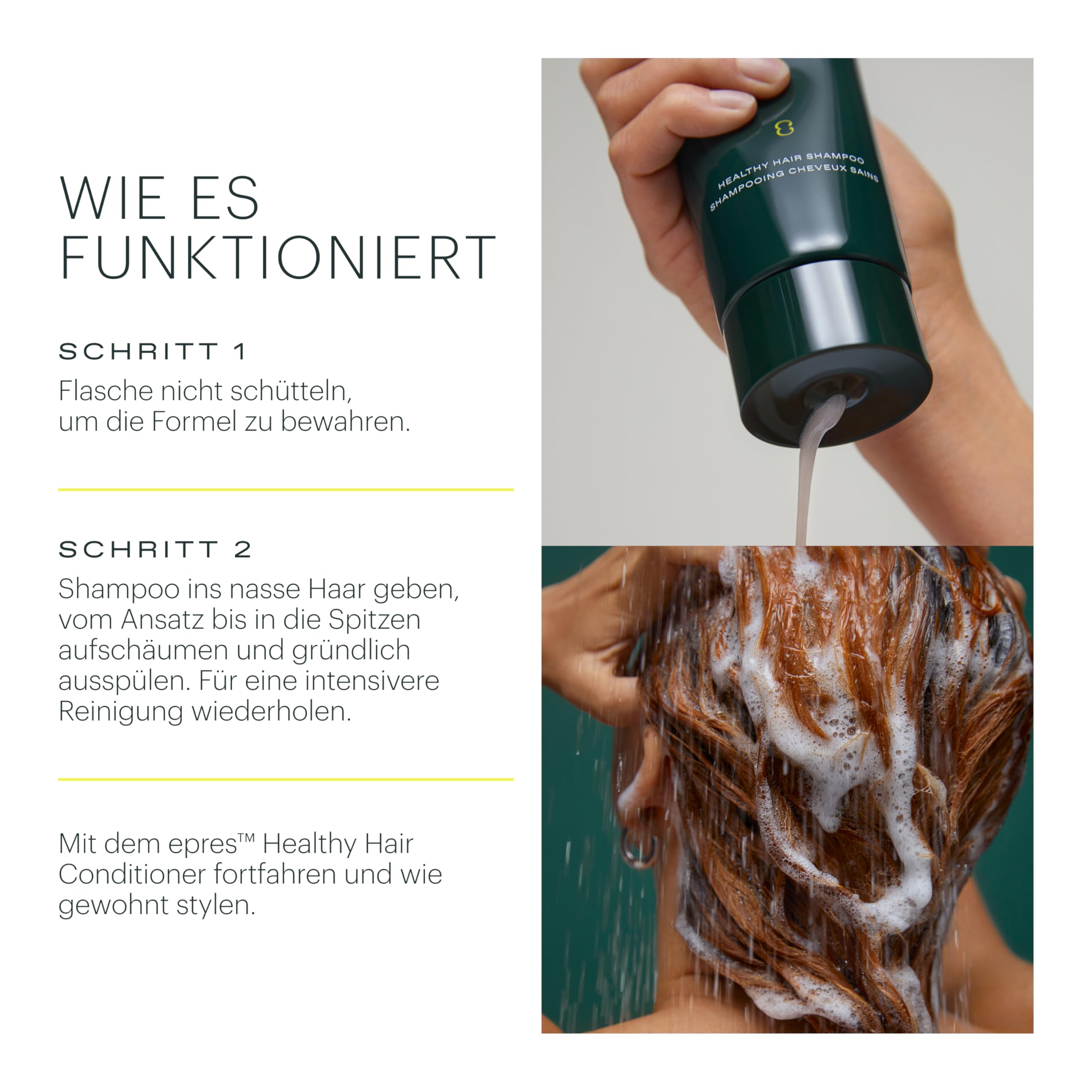 epres Shampoo riparatore per capelli danneggiati, 946 ml, Bond Repair, pulisce delicatamente, rafforza e dona lucentezza