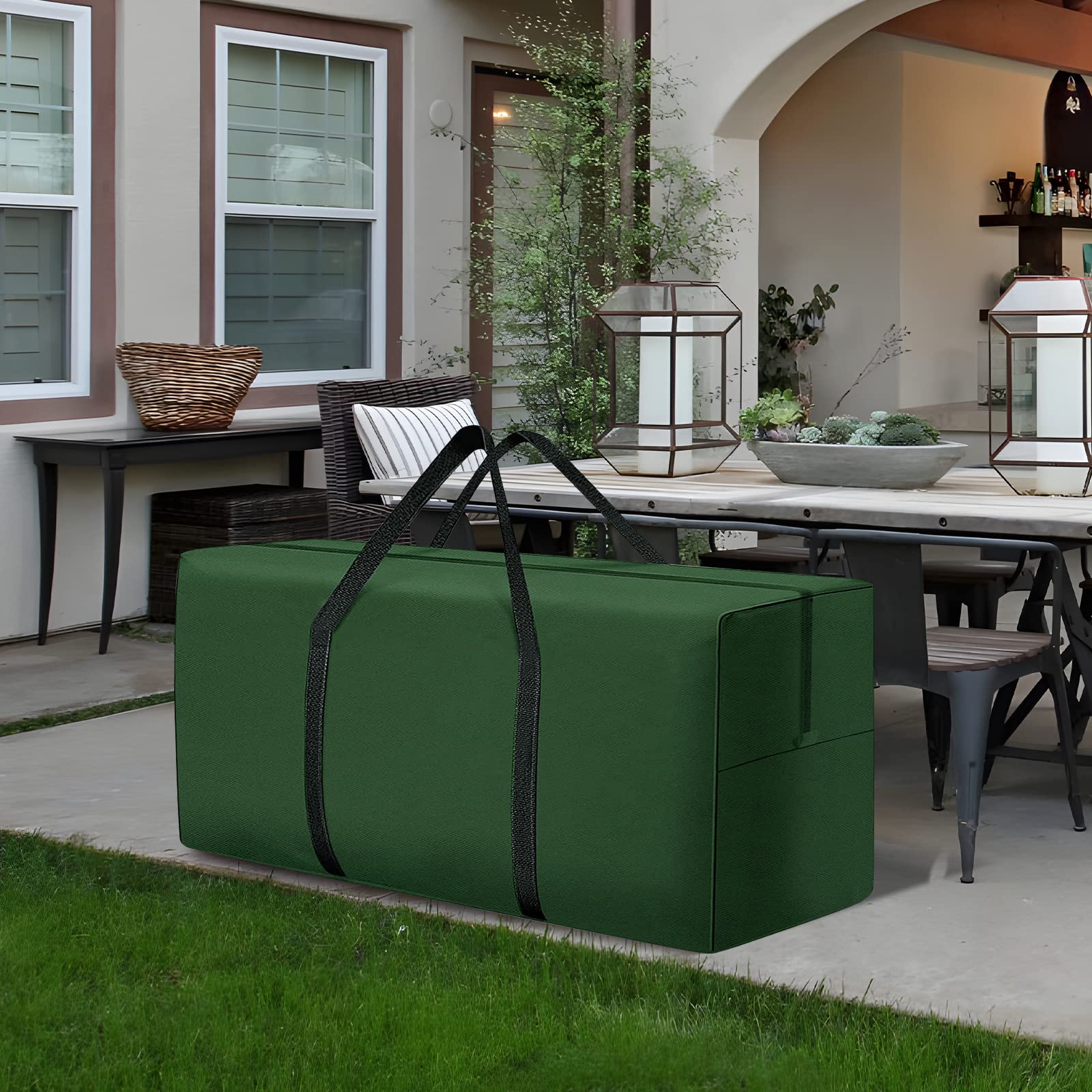 Borsa Impermeabile Per Cuscini Da Giardino CHEYLIZI - 420D Oxford, 152x71x51 Cm, Beige - Foto 5