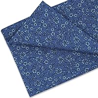 Vista 11 de Master FAB - Tela de algodón de The Yard para coser, diseño moderno para bricolaje, con estampado floral, lavable; 1 pieza de ancho completo que se