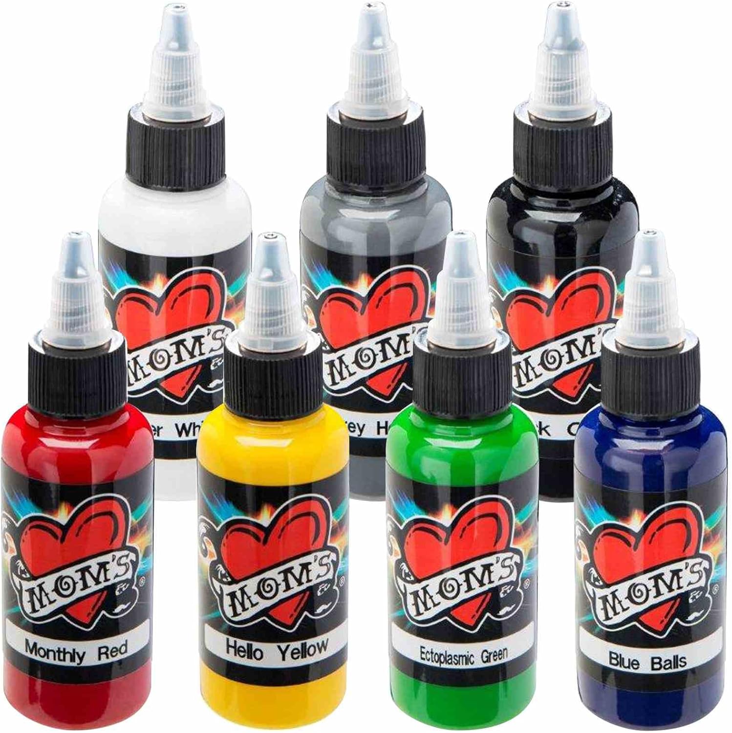 Millennium Moms Tattoo Ink Set C .5 Ounce 7 Bottle