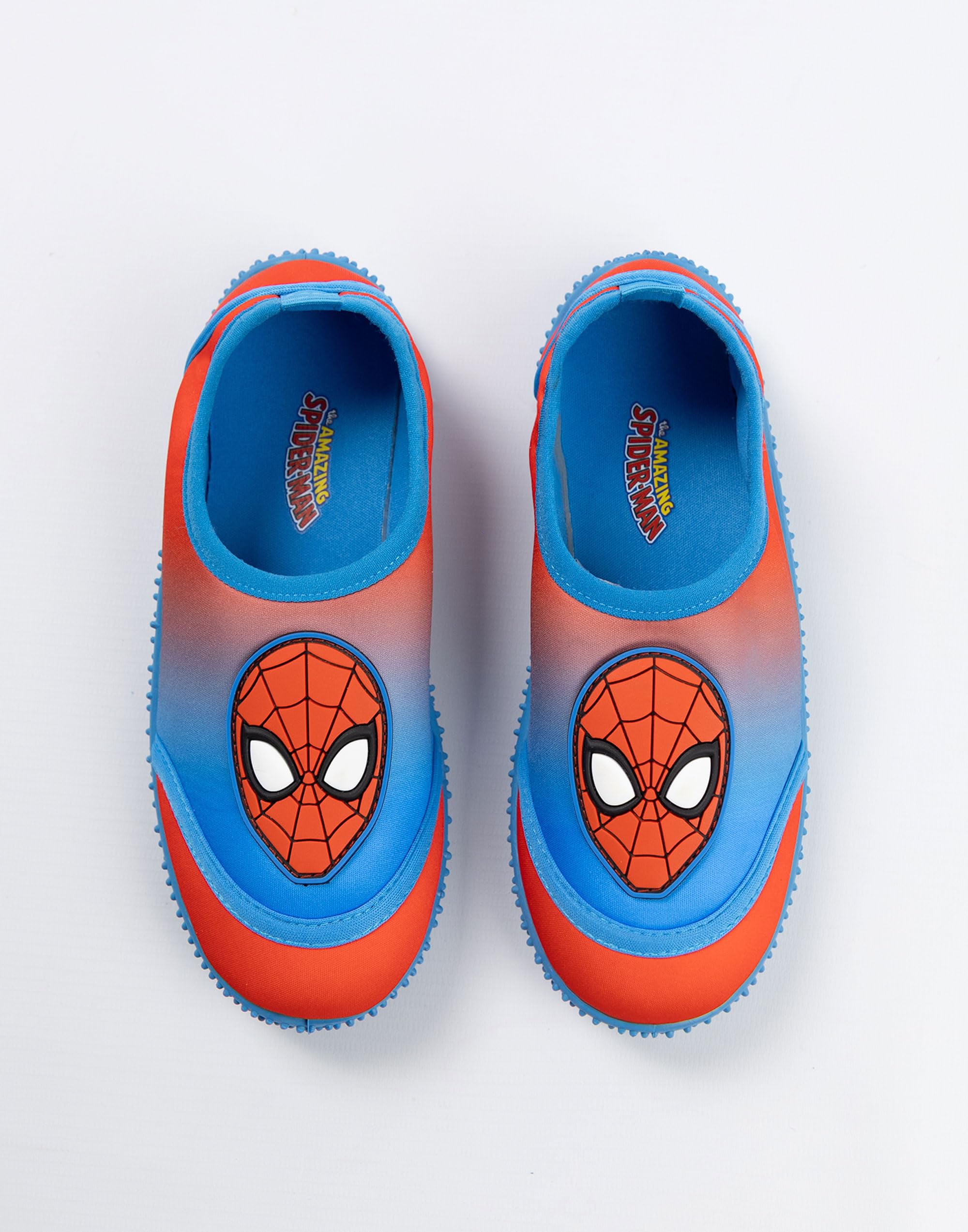 Marvel Zapatos acuáticos Spiderman Rojos y Azules para niño Calzado Piscina Suela Texturizada