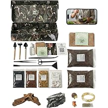DIY Terrarium Kit | Pebbles Sphagnum Moss Activated Carbon Burlap Peat Moss Tools | Terrarium Supplies Advanced
