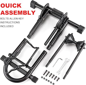Indoor Bike Floor Stand - Bike Stand Rack for Garage/Home - Bike Storage Bicycle Parking Rack Fit 26”-29” Mountain Road Bikes, RC-2853B