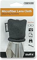Vista 8 de Carson Stuff-It Microfiber Lens Cloth Cleaning System for Eyeglasses, Smartphones, Tablets, Optics, Lenses, Cameras and More