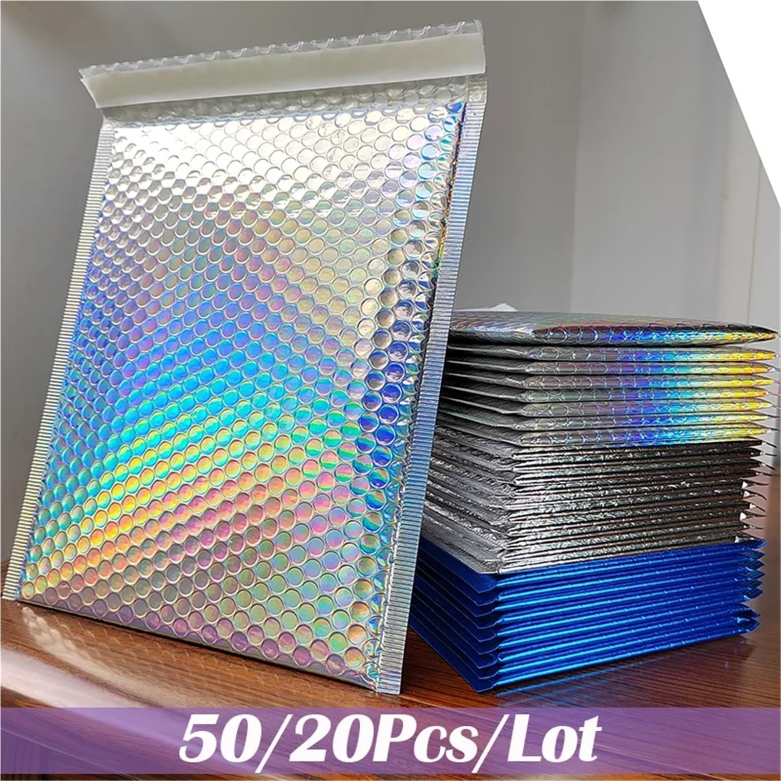 Buste Imbottite Per Spedizioni Borsa for imballaggio for posta da 20/50 pezzi/lotto con bolle alluminate