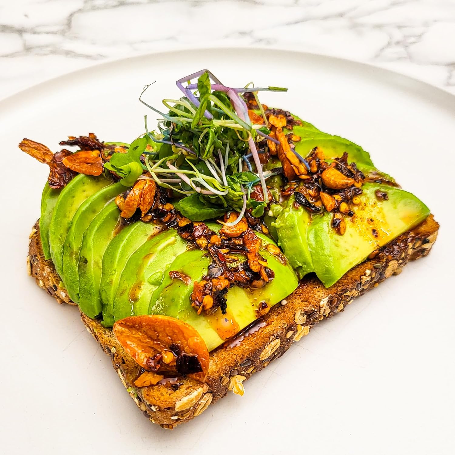 The "Hot Tub" from Hot Crispy Oil, Unique Blend of Fresh Crispy Garlic, Shallots, Hot Chili Peppers and Olive Oil, 16 oz Chili Crisp Oil