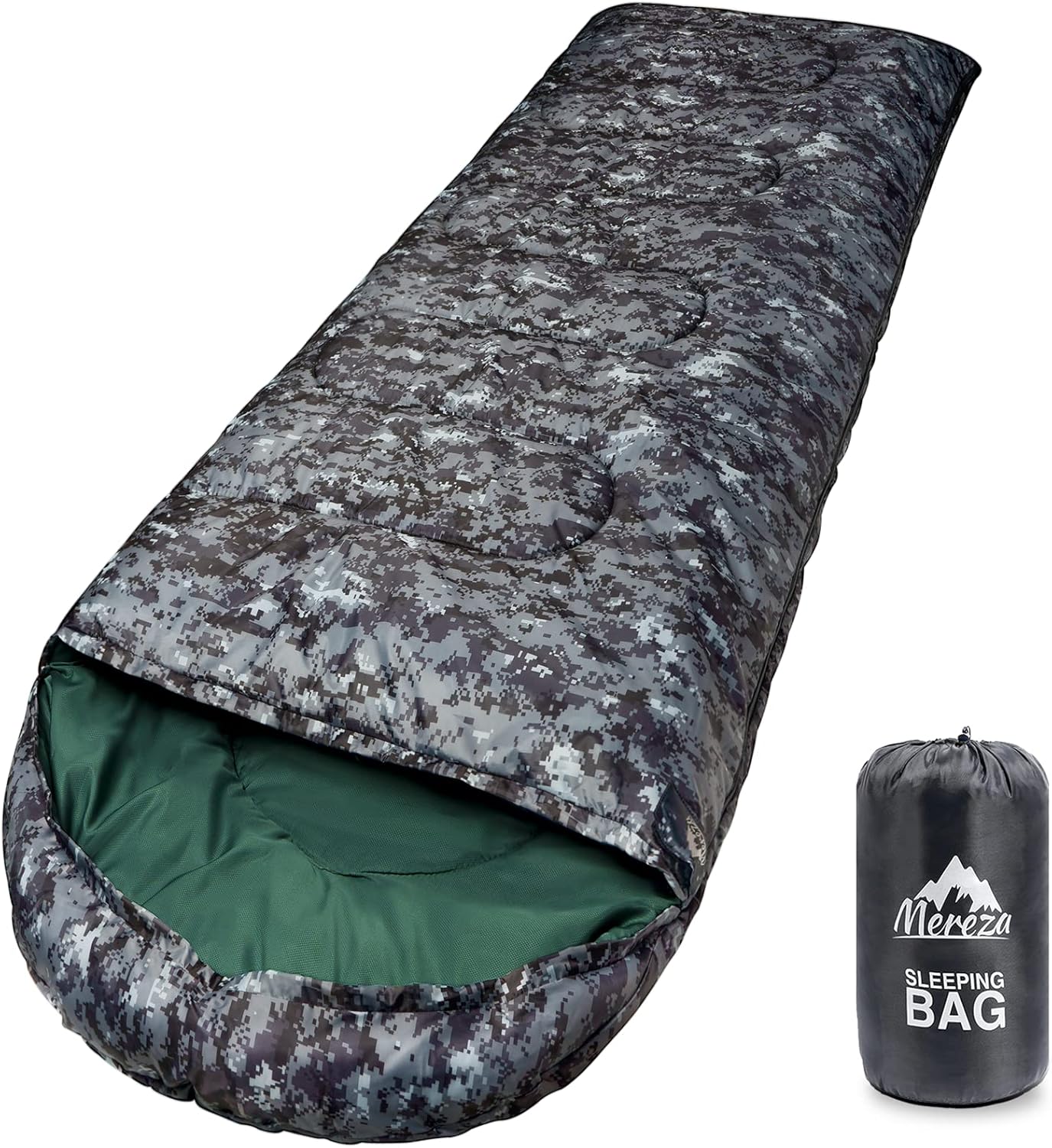 MEREZA Sleeping Bags XL for Adults Mens Large Wide Sleeping Bag for Camping & Backpacking Big