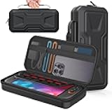 FYOUNG Carrying Case for Nintendo Switch 2 Console, Full Protection Hard Shell Portable Travel and Storage Bag for Switch 2/Switch/OLED Accessories with Card Slots, Large Capacity