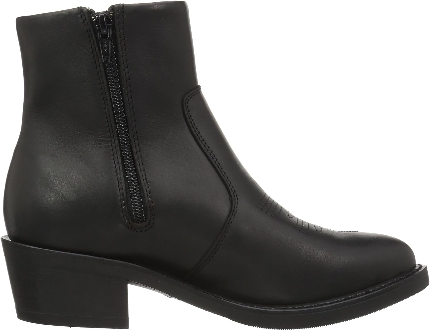 Durango Black Side Zip Western Boot