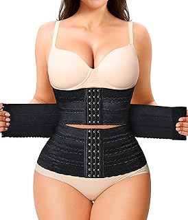 Nebility Waist Trainer for Women Corset Shapewear Tummy Control Segmented Waist Cincher Workout Girdle - Buy now