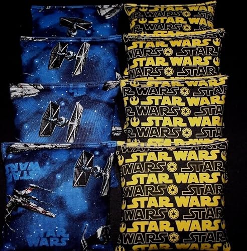 BackYardGamesUSA Star Wars - Juego de 8 bolsas de Cornhole reguladoras Storm Trooper Game Toss