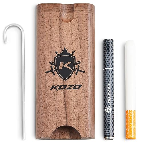 KOZO Wooden Display and Decorative Box, Organizer with Lift-Top Lid