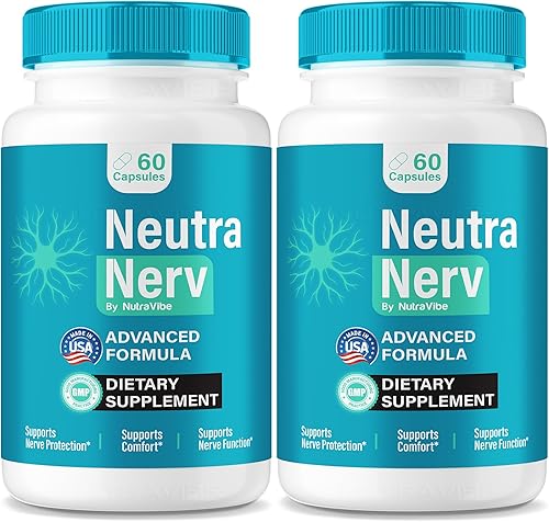 Neutra Nerv (2 unidades) - Suplemento avanzado para la salud nerviosa  Fórmula natural para una función nerviosa saludable, comodidad y movilidad