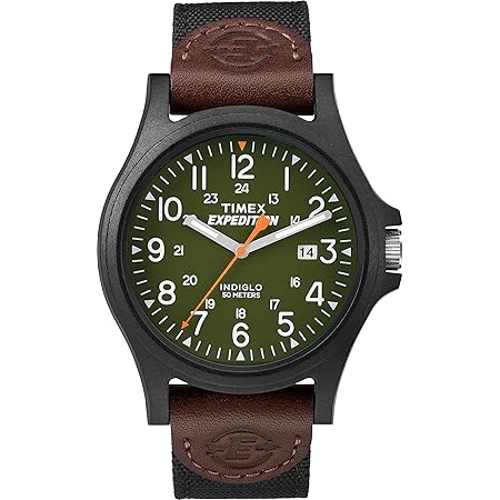 Timex Expedition Gallatin Orologio Da Uomo 44 Mm - Cassa Nera, Quadrante Nero, Cinturino In Silicone Nero