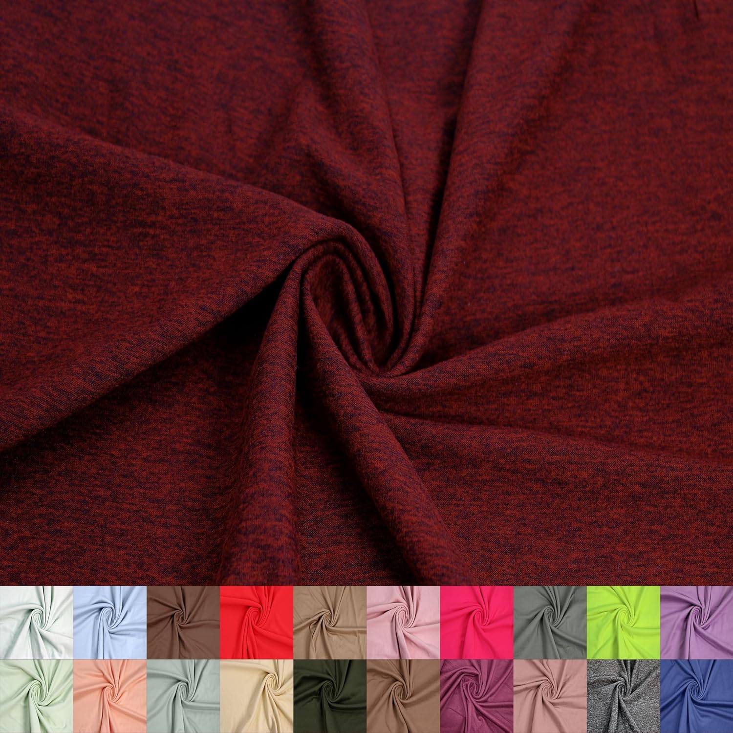 59" Wide Poly Spandex DTY Double-Sided Brushed Fabric by The Yard – 180 GSM, Lightweight, Stretchy & Breathable Apparel, Activewear, Accessories, Scarves & DIY