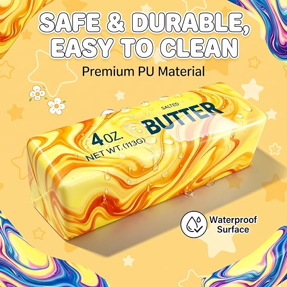Squeeze Butter Toy, Butter Squishy Stress Toy, Slow Rebound Butter Squeeze Stress Toys, 5.5
