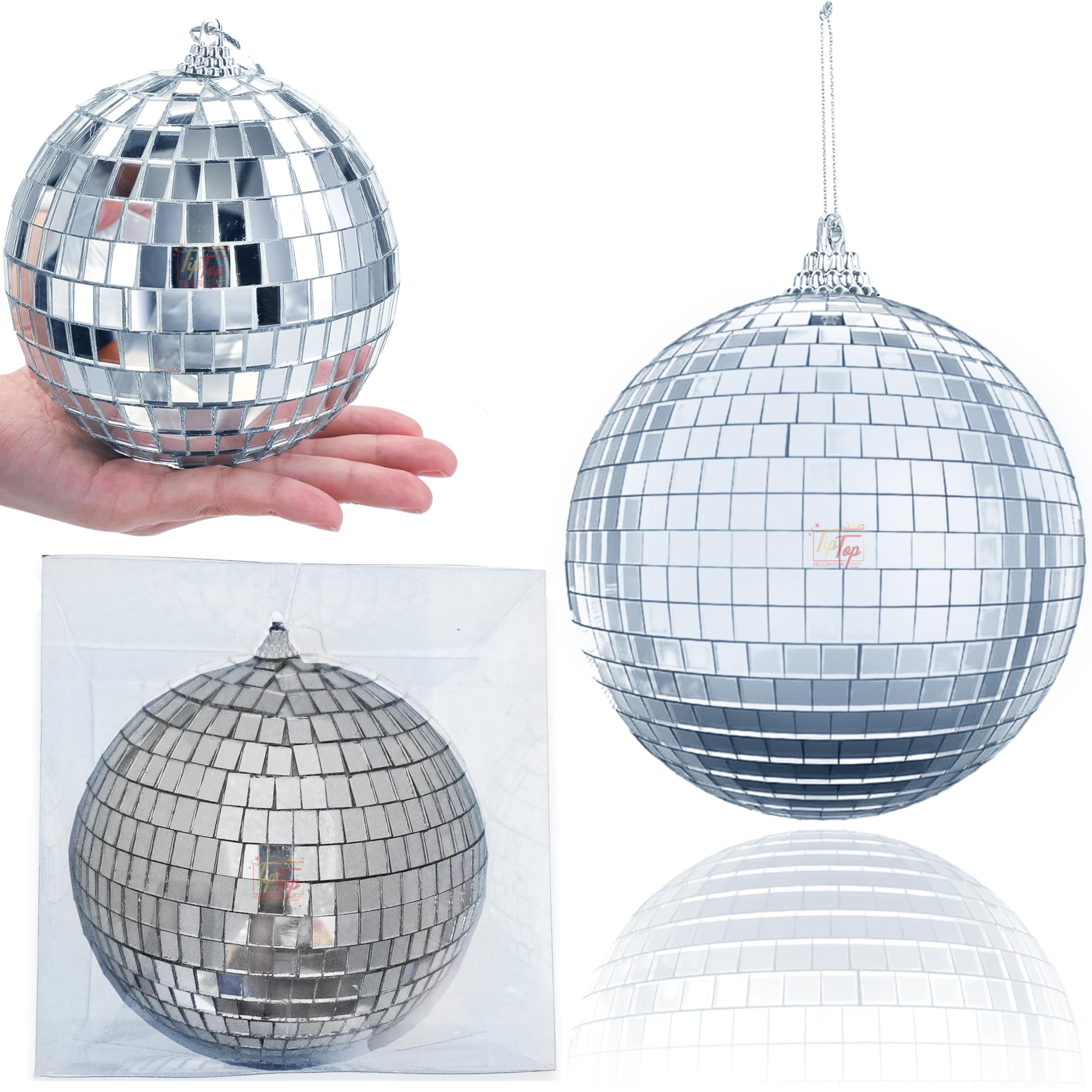 Handmade Mirror Disco Balls - Party Centerpieces -15