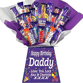 Personalised Chocolate Hamper Gift Bouquet Made With 24 PIECE CADBURY MIXED CHOCOLATES