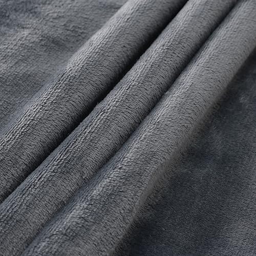 Miniatura 4 de NANPIPER Manta Sherpa para bebé, cálida manta de forro polar suave para recién nacido para invierno (gris, 30 x 40 pulgadas)