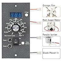 Vista 6 de Controlador de parrilla de pellets para Traeger, piezas de repuesto del panel de control, sonda de temperatura Rtd, termómetro, sonda del termostato