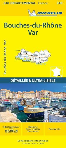 Carte Départementale Bouches-du-Rhône 