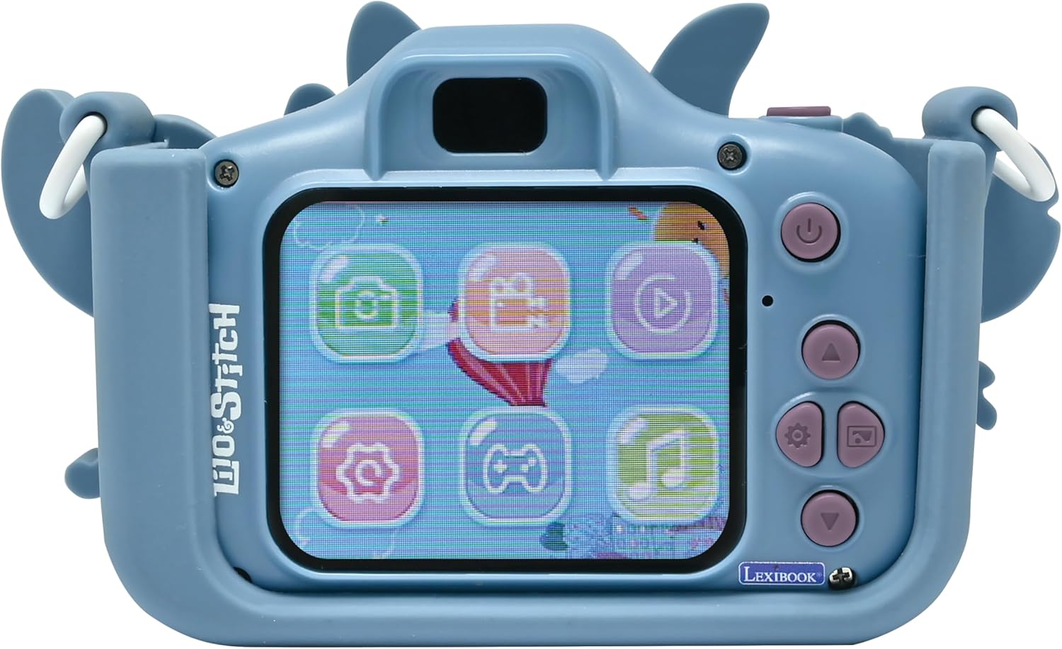 Lexibook, Disney Stitch, 4-in-1 camera voor kinderen met bescherming