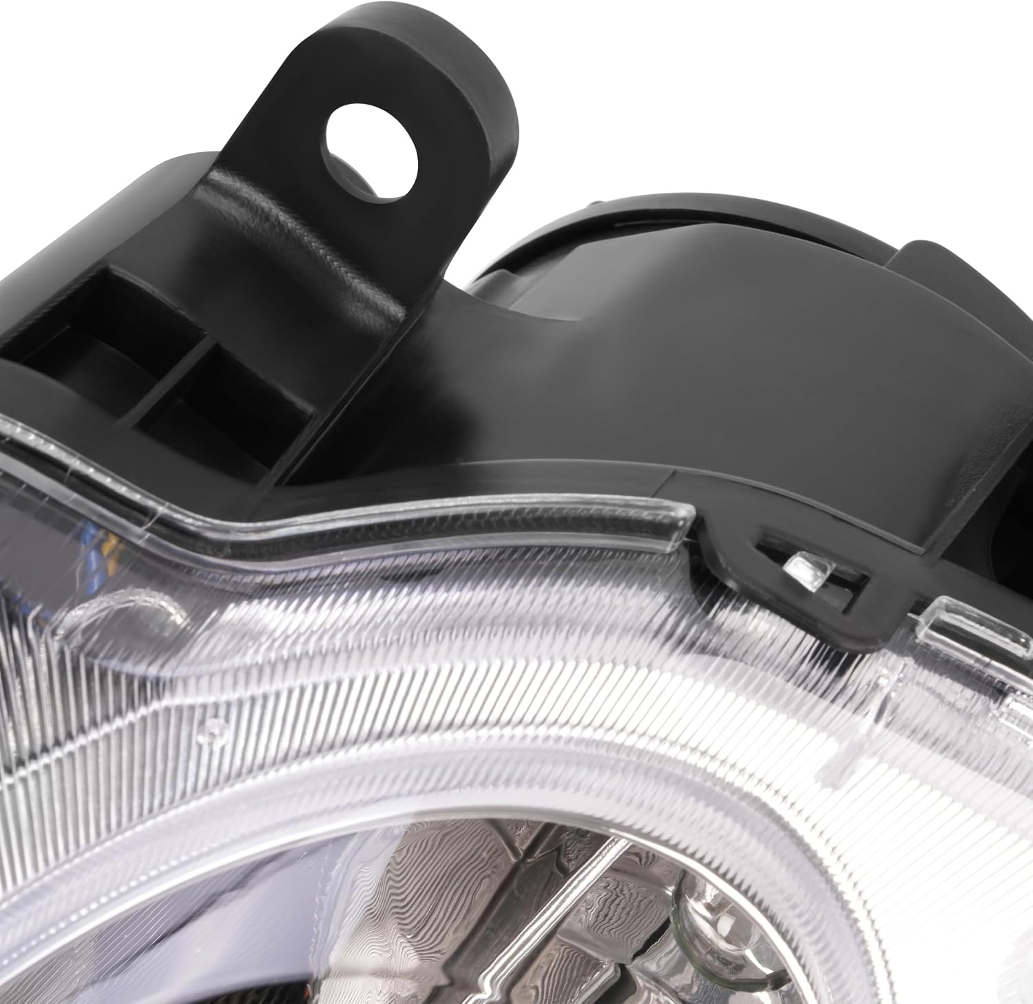 HECASA Pair Turn Signal Light Compatible with 2012-2019 Fiat 500(Not Fit for Abarth) Turn Signal Lamp W/Bulb Replacement for FI2532100 FI2533100 Clear Lens+Chrome Housing Passenger & Driver Side