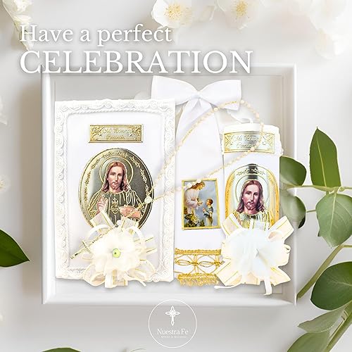 Miniatura 5 de Vela de Primera Comunión y Biblia - Biblia y Vela de Primera comunión para niño - Vela para Primera comunion para niño - Juego de velas de primera