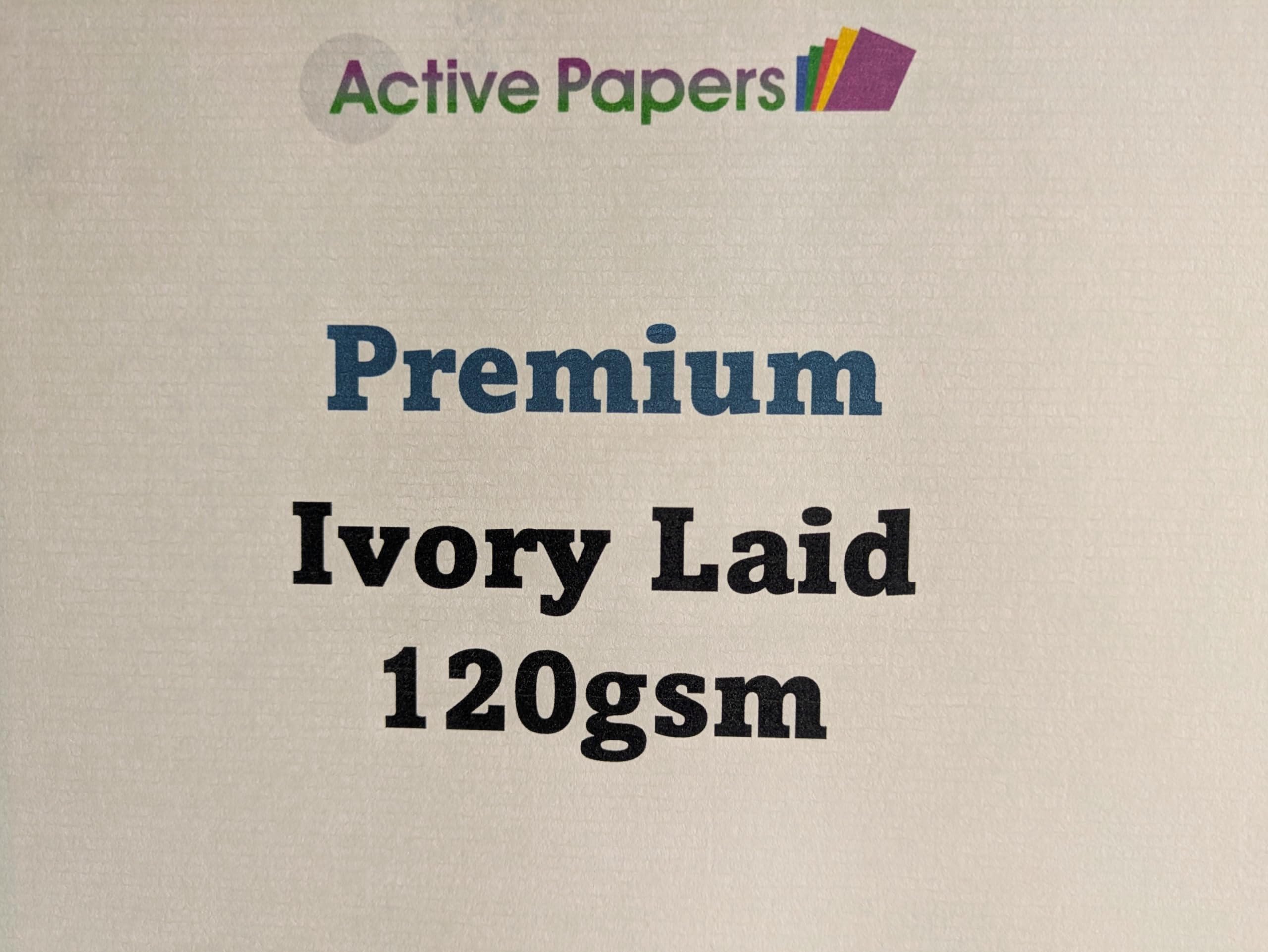 Ivory Laid A3 120gsm Printer Paper 100 Sheets