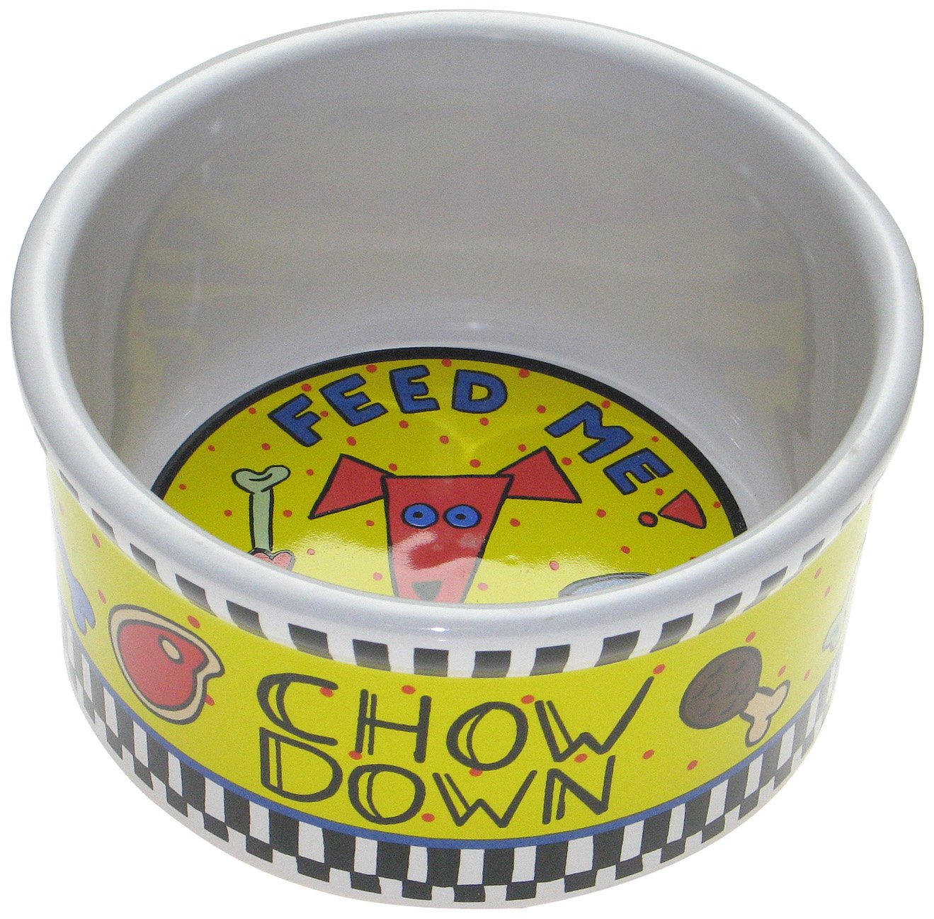 SnoozerSmall Feed Me Dog Bowl by Jennifer Garant