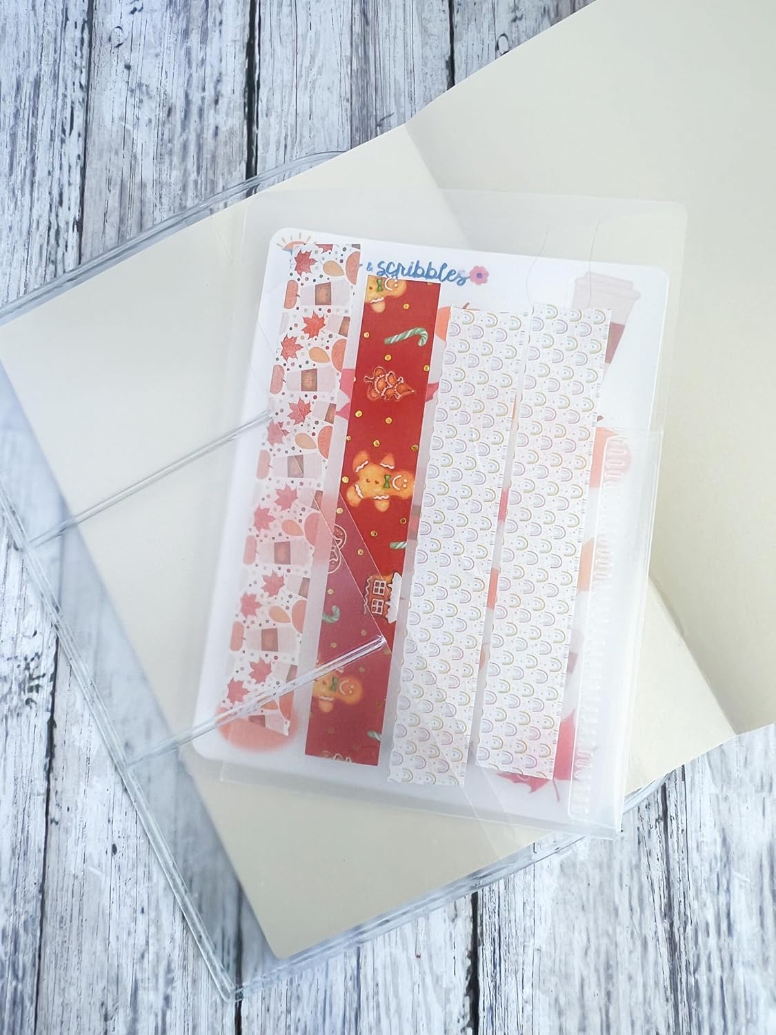 Clear Planner Notebook Cover for Hobonichi Weeks/A5/A6 with
