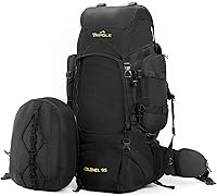 Vista 8 de Tripole Colonel Mochila de 95 Litros + Paquete de Día Desmontable, Negro