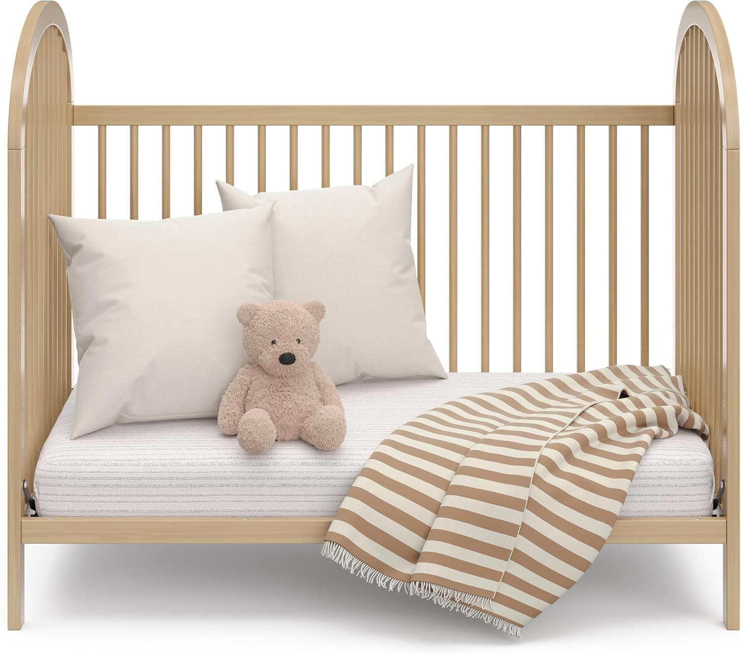 Graco Olivia crib converted to a toddler bed