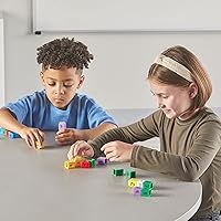 Vista 2 de hand2mind Barras de Lectura de Fonética y Construcción de Palabras, Actividades de Construcción de Palabras, Juguetes de Ortografía, Letras