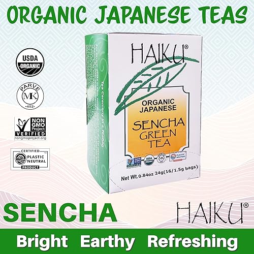 Miniatura 2 de HAIKU Bolsitas de té Sencha orgánicas, 16 CT
