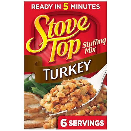 Stove Top Stuffing Mix for Turkey, 6 oz Box