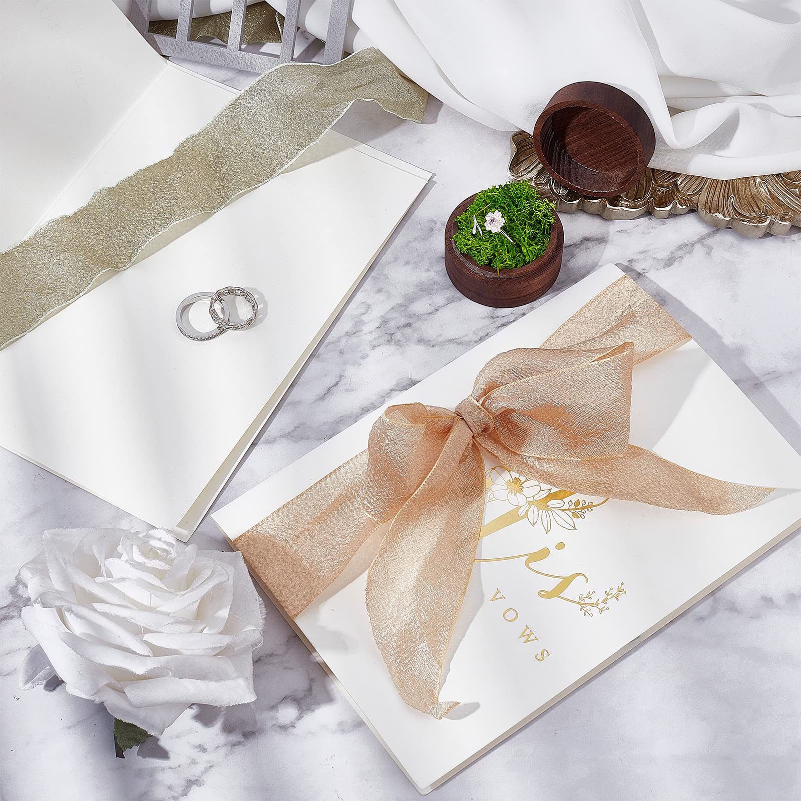 GORGECRAFT Libri di Voti per Matrimonio Sposi e Sposi Libretto per Regali di Addio al Nubilato Keepsake Quaderno per Il Rinnovo del Voto Voti di Matrimonio per Lui e per Lei Decorazioni di Nozze