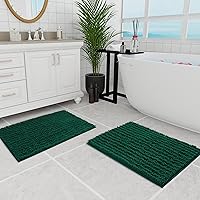 Vista 20 de Walensee - Alfombra grande para baño, antideslizante, 24 x 60 pulgadas color beige, absorbente y muy suave, felpilla peluda, extragruesa, lavar