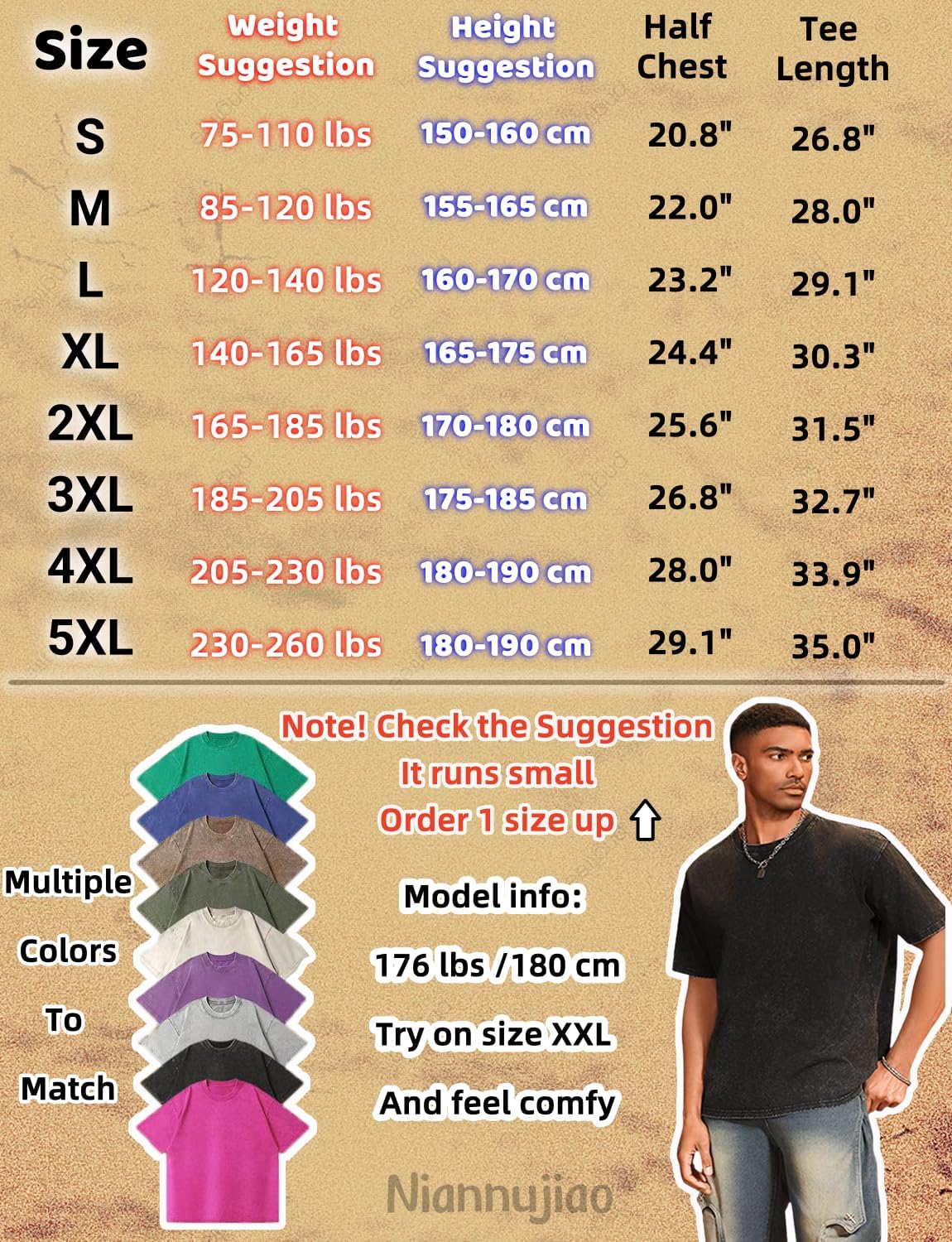 Oversized Washed T Shirt for Men Gym Shirts Baggy Streetwear Vintage Drop Shoulder Grunge Tees