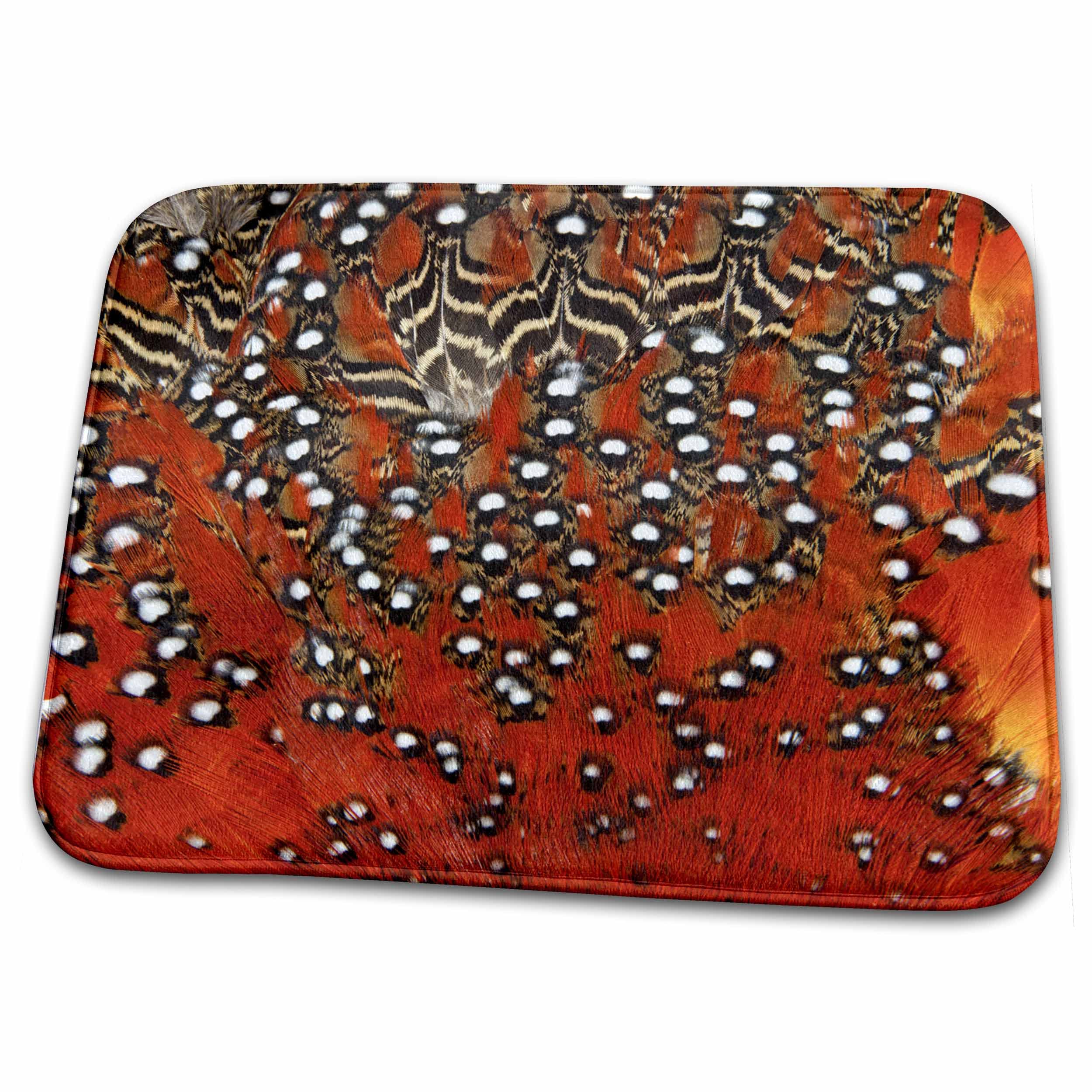 3dRose Danita Delimont - Feathers - Tragopan Feathers 01 - Bathroom Bath Rug Mats (rug-250273-1)