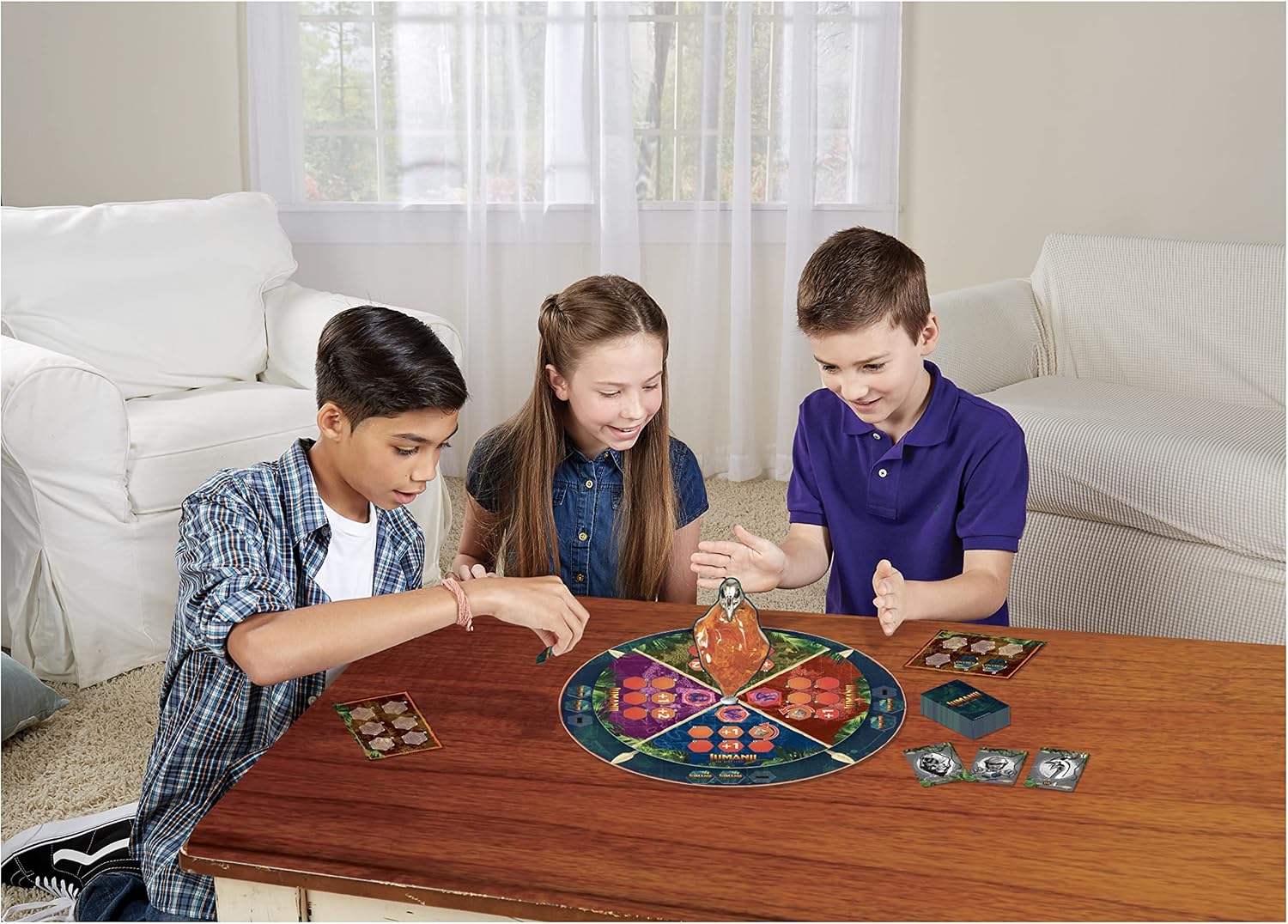 Jumanji 3 The Next Level, Falcon Jewel Battle Board Game for Kids, Families, and Adults
