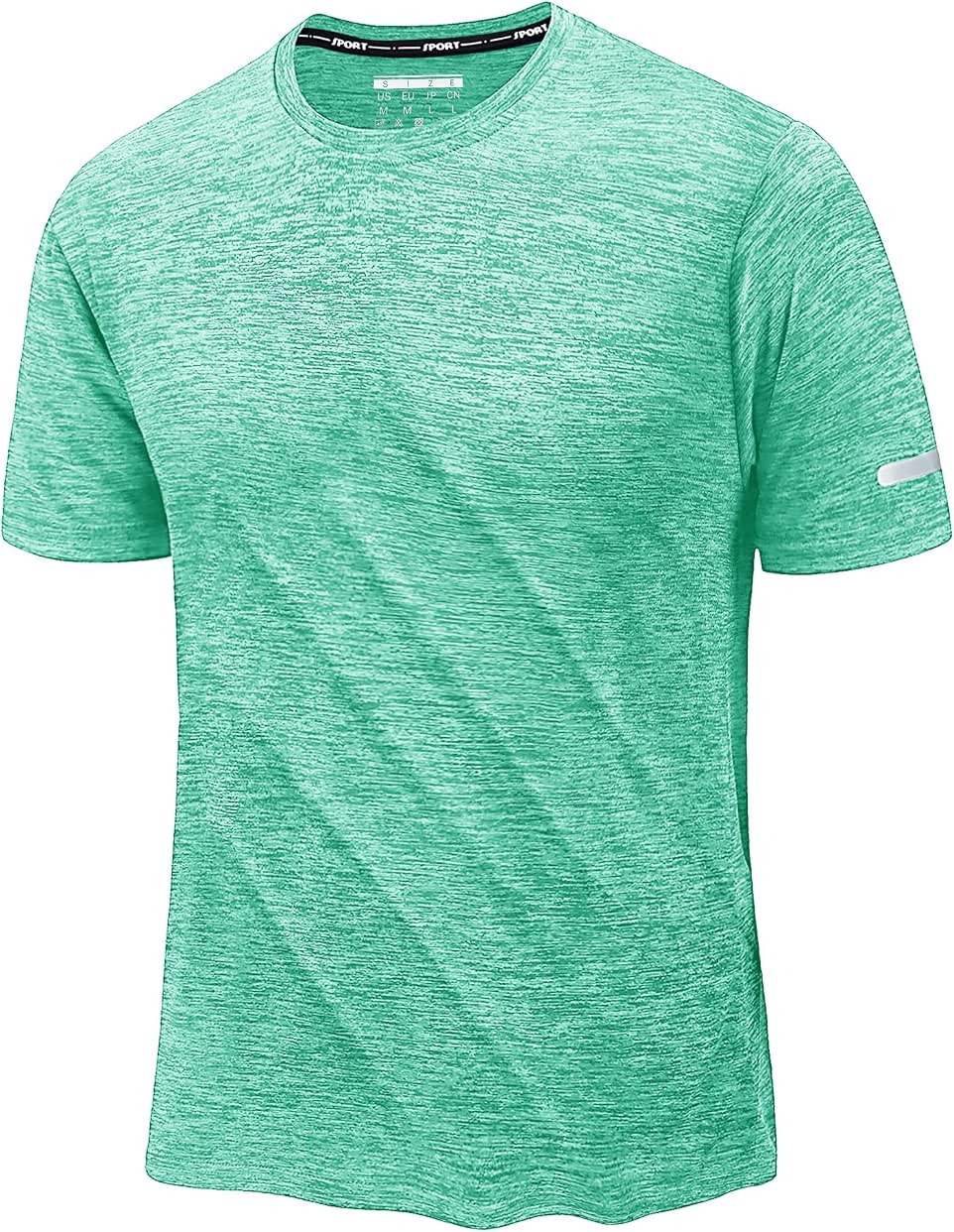 KEFITEVD Men's Short Sleeve Sports Dry T-shirt, Sweat Absorbent, Quick