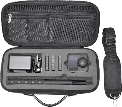 Carrying Case for GoPro Max 2 | with Shoulder Belt, Flexible Handle, Pocket, Hard Shell, Anti Drop