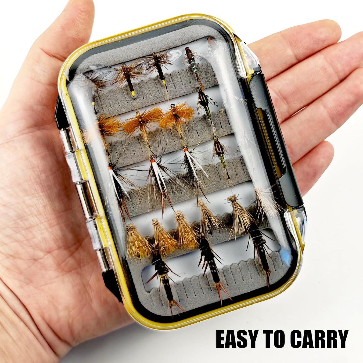 Fly Fishing Flies Kit Dry Wet Nymph Streamer Flies for Trout image 4