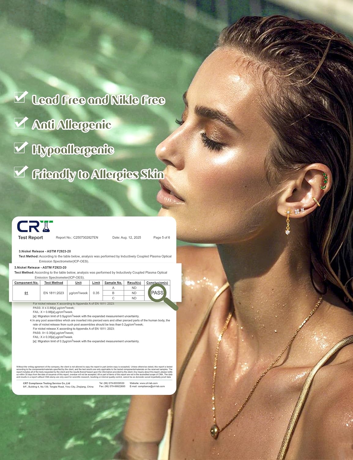 ORAZIO 16 Gauge Cartilage Earrings for Women Flat Back Hypoallergenic Surgical Steel Small Flatback Stud Hoop Cartilage Earring Stack Set Daith Conch Tragus Helix Piercing Jewelry Single PC - Image 9