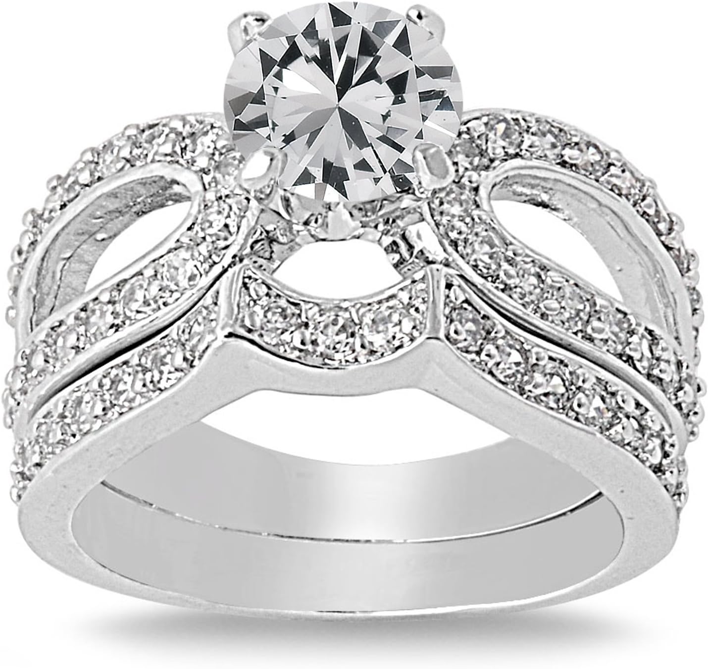 CHOOSE YOUR COLOR Sterling Silver Round Ring