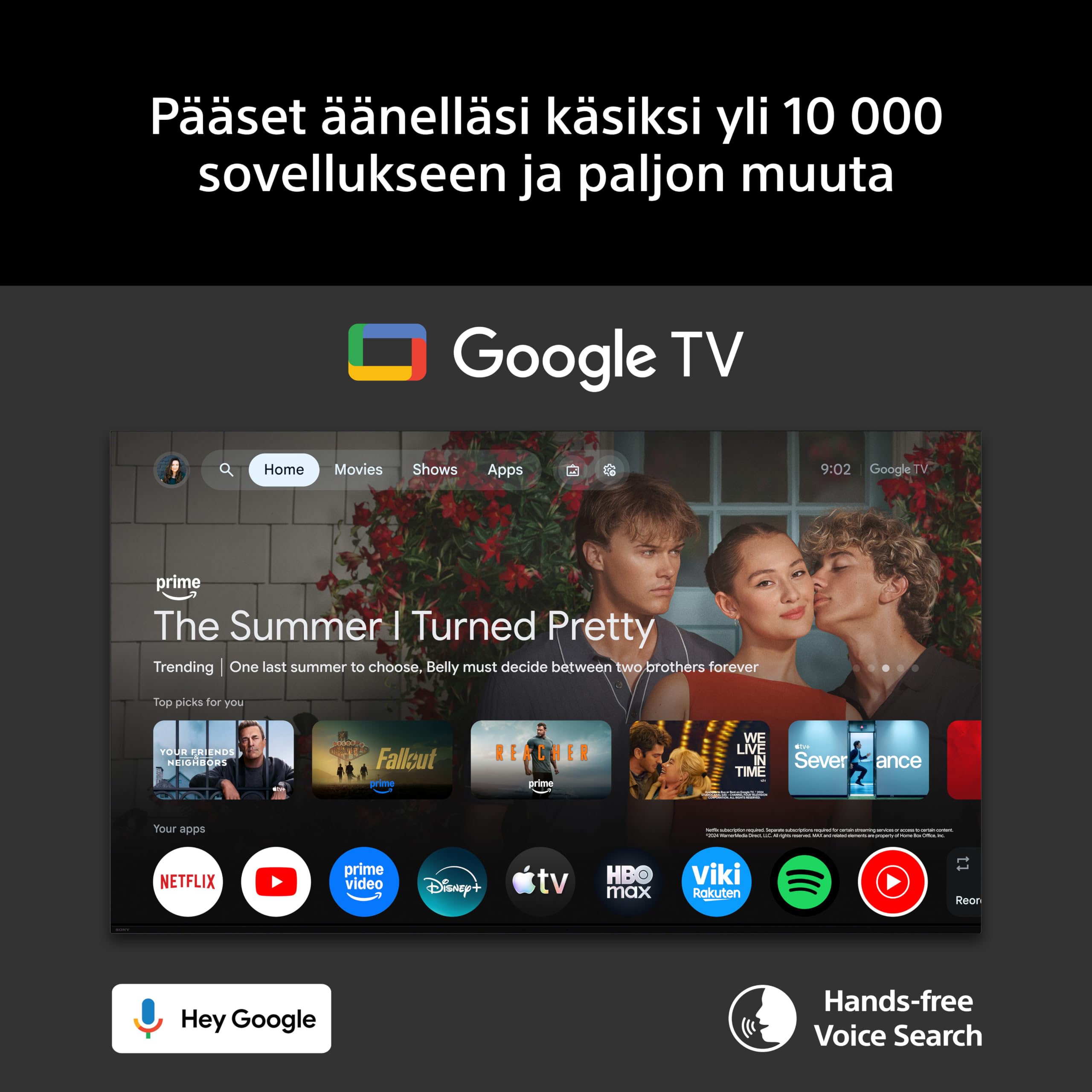 Sony BRAVIA 7 II True RGB 55 Inch TV, 4K Smart TV (Google TV), RGB LED, XR Processor with AI Technology, 120hz Television with Dolby Vision/Atmos, PS5 compatibility, 55XR75M2, 2026 Model